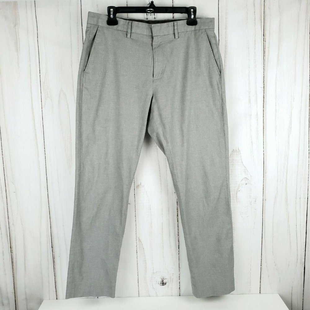 J. Crew Men’s Bowery Urban Slim Pants Chino Gray